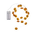 Lyskjede halloween m/20 LED - assortert